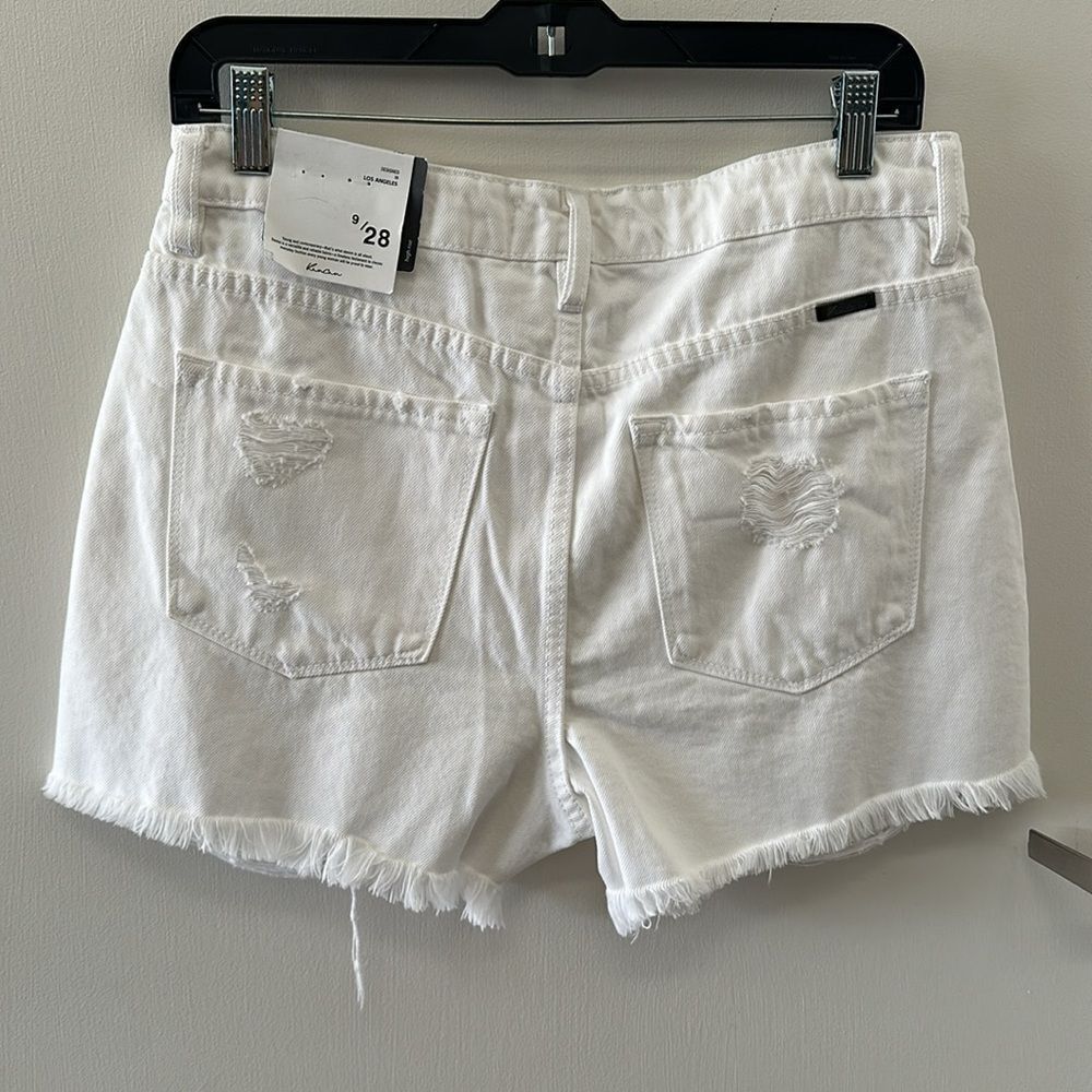 KanCan Highrise Distressed Shorts - Picture 4 of 5